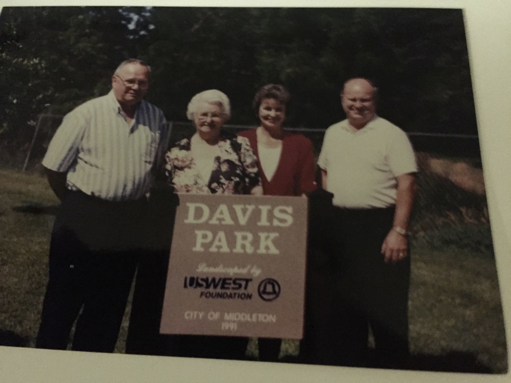 Davis family at Davis Park